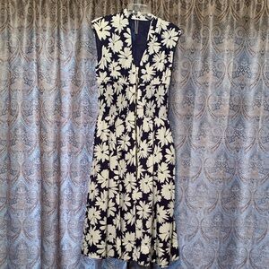 Anthropologie Tommie Zip Front Midi Dress